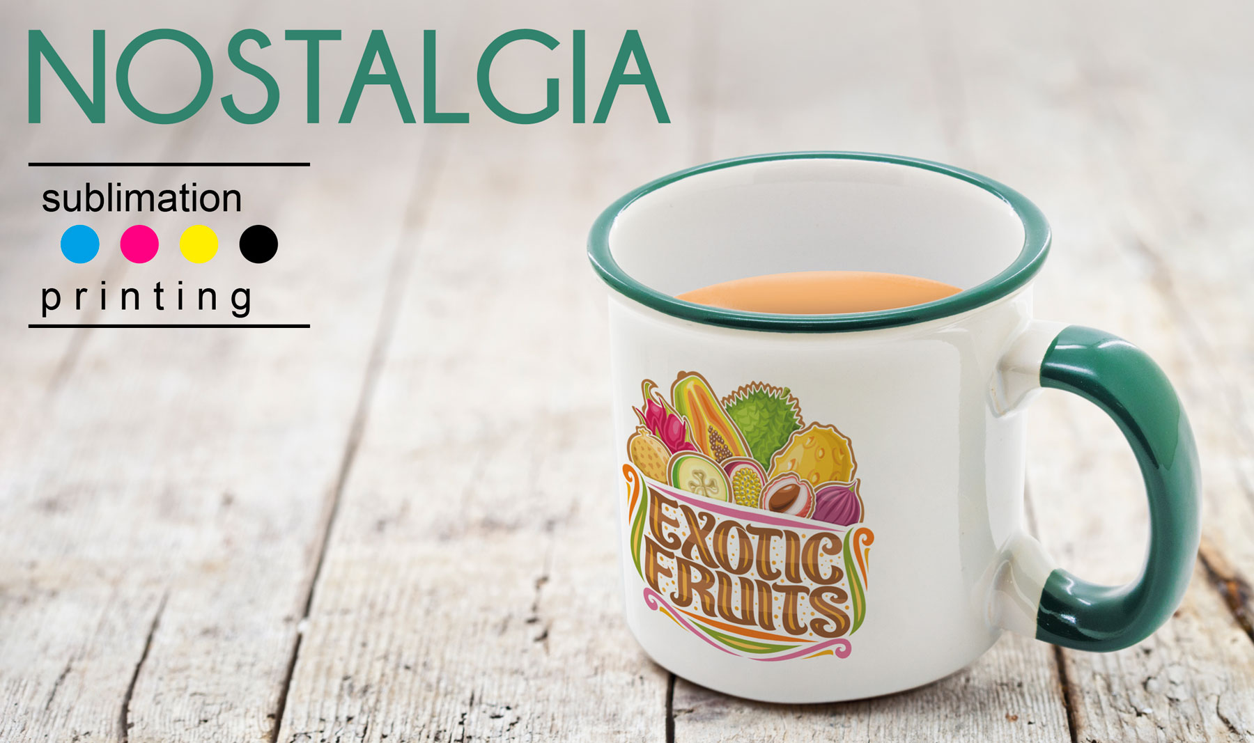 MUG CERAMICA SUBLIMACION "NOSTALGIA"