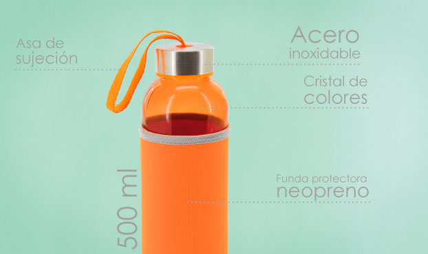 BIDON COLORES CRISTAL ZAS AZUL