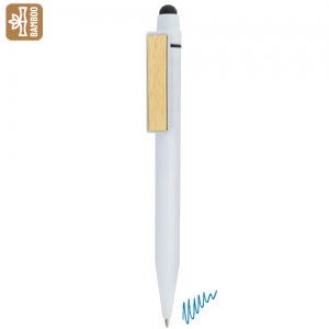 BOLIGRAFO TOUCH CON CLIP BAMBU "BALI"