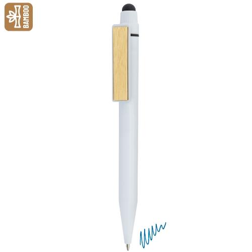 BOLIGRAFO TOUCH CON CLIP BAMBU "BALI"
