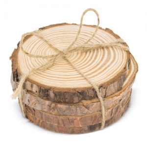 SET OF WOODEN COASTER SET OF WOODEN COASTER
