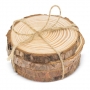 SET OF WOODEN COASTER SET OF WOODEN COASTER