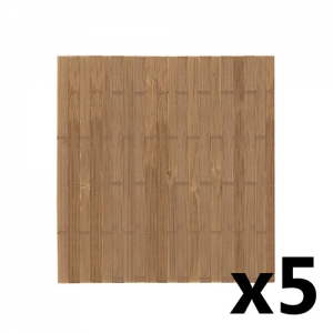 SET OF 5 BAMBOO COASTERS SET OF 5 BAMBOO COASTERS