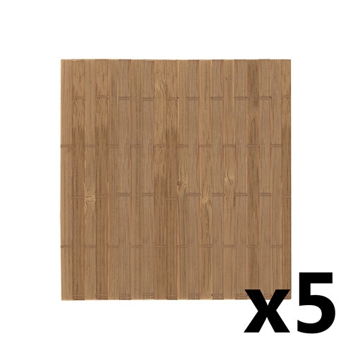 SET OF 5 BAMBOO COASTERS 