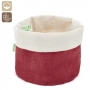 COTTON AND NATURAL JUTE BREAD BASKET COTTON AND NATURAL JUTE BREAD BASKET
