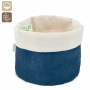 COTTON AND NATURAL JUTE BREAD BASKET COTTON AND NATURAL JUTE BREAD BASKET