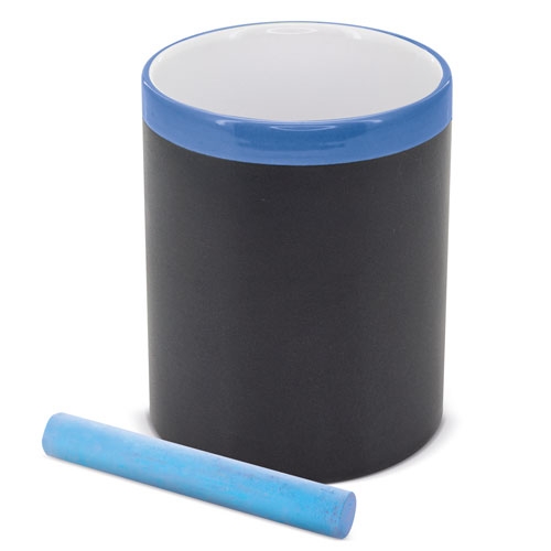 SLATE CERAMIC PENCIL HOLDER 