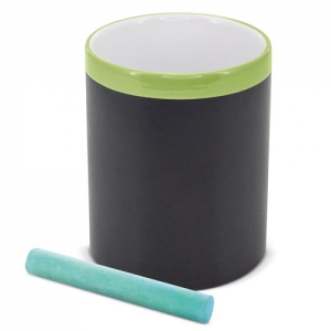 SLATE CERAMIC PENCIL HOLDER SLATE CERAMIC PENCIL HOLDER