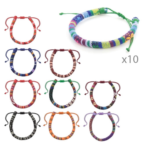SET 10 PULSERAS "FRIENDSHIP"