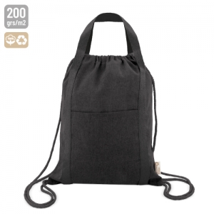 RECYCLED COTTON BACKPACK BAG RECYCLED COTTON BACKPACK BAG