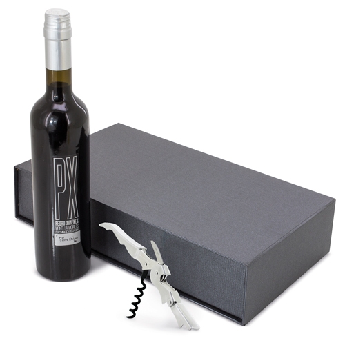 ESTUCHE VINO PX CON BOLIGRAFO 