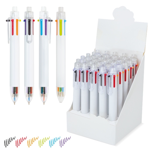 SET DE BOLIGRAFO 6 COLORES "CREATIV"