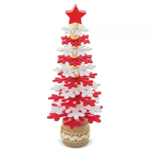 ARBOLITO DE NAVIDAD RPET Y MADERA RECICLADA "PUKKY"