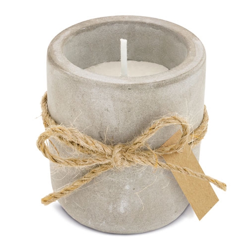 VELA AROMÁTICA ECOCEMENTO "STELLA"