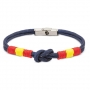 PULSERA BANDERA ESPAÑA AJUSTABLE "NEW BARLOVENTO"