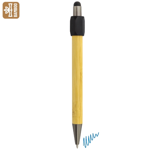 BOLIGRAFO ANTIESTRÉS GIRATORIO DE BAMBÚ "GYRO"