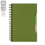 CUADERNO A5 CON BOLIGRAFO ECO "GREEN LIFE"