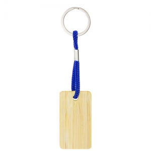 LLAVERO DE BAMBÚ RECTANGULAR "YIBIN"