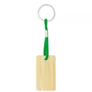 LLAVERO DE BAMBÚ RECTANGULAR "YIBIN"