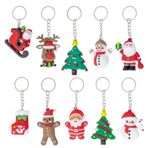 SET 10 LLAVEROS NAVIDEÑOS “LUBEC"