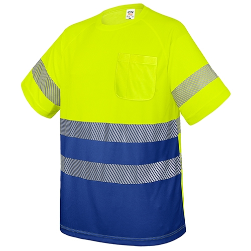 CAMISETA CON BOLSILLO Y BANDAS REFLECTANTES "ELÁST"