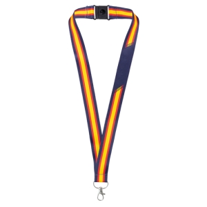 LANYARD BANDERA ANCHA "POLICIA"
