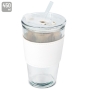 VASO 450 ML CON PAJITA DE CRISTAL "DELICATESSEN"