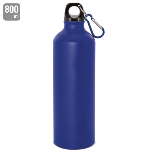 BOTELLA DE ALUMINIO CON MOSQUETON 800 ml. 