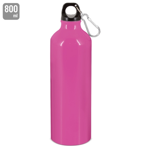 BOTELLA DE ALUMINIO CON MOSQUETON 800 ml. 