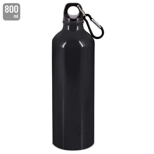 BOTELLA DE ALUMINIO CON MOSQUETON 800 ml. 