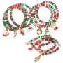 SET 10 PULSERAS NAVIDEÑAS "TAIKA"