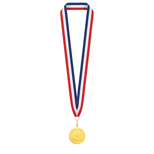 MEDALLA DE PLATA "OLIMPIA" LANYARD FRANCIA