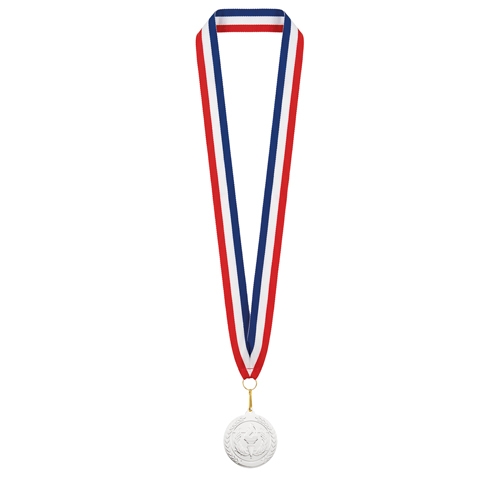 MEDALLA DE PLATA "OLIMPIA" LANYARD FRANCIA