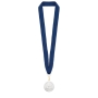 MEDALLA DE ORO "OLIMPIA" LANYARD AZUL
