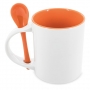 MUG SUBLIMACION REDONDA CON CUCHARA 