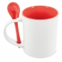 MUG SUBLIMACION REDONDA CON CUCHARA MUG SUBLIMACION REDONDA CON CUCHARA