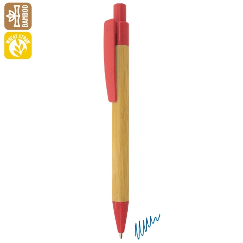 BOLIGRAFO DE BAMBU Y FIBRA DE TRIGO "TERRY"