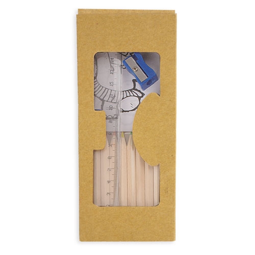 <p>COLOURING PENCILS SETNTBOX + DRAWING UTENSILS "ZAFIR"</p>