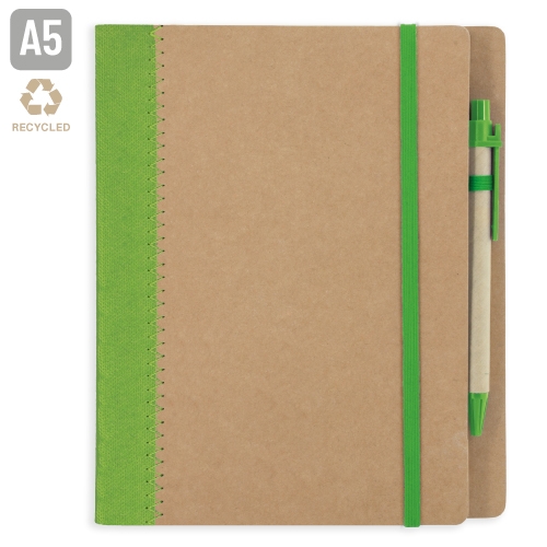 CUADERNO A5 CARTON RECICLADO 