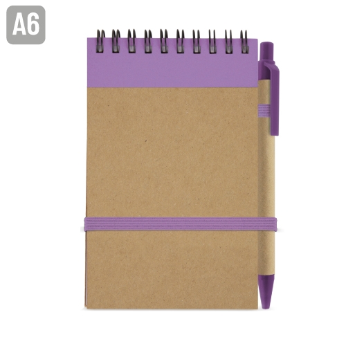 NOTEBOOK RECYCLED CARDBOARD "MAEL"
