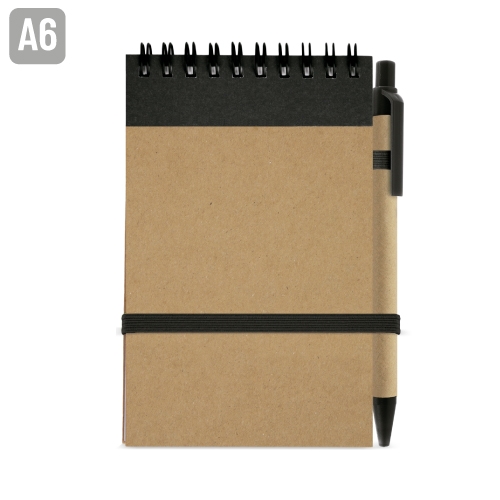 NOTEBOOK RECYCLED CARDBOARD "MAEL"