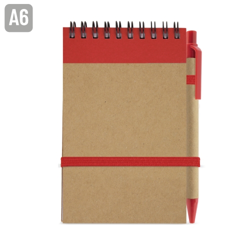 NOTEBOOK RECYCLED CARDBOARD "MAEL"