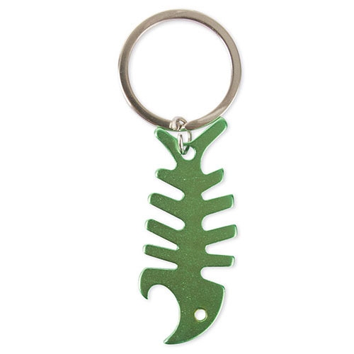 ALUMINUM KEYRING FISHBONE