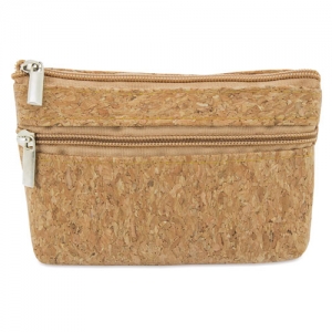 <p>DOUBLE ZIP CORK PURSE “NATUR”</p> <p>DOUBLE ZIP CORK PURSE “NATUR”</p>