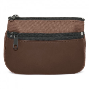 DOUBLE ZIP PURSE + KEY RING DOUBLE ZIP PURSE + KEY RING