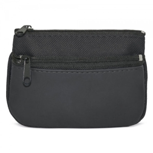 DOUBLE ZIP PURSE + KEY RING DOUBLE ZIP PURSE + KEY RING