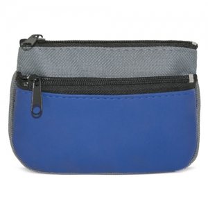 DOUBLE ZIP PURSE + KEY RING "DUBLE" DOUBLE ZIP PURSE + KEY RING "DUBLE"
