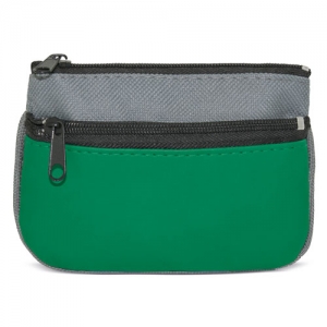 DOUBLE ZIP PURSE + KEY RING "DUBLE" DOUBLE ZIP PURSE + KEY RING "DUBLE"