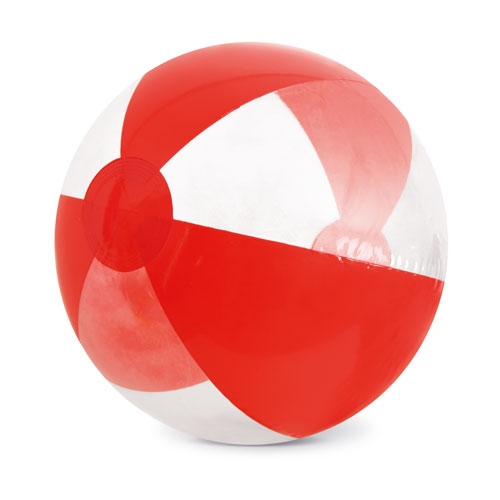 TRANSPARENT/COLOR BEACH BALL "SANTA CRUZ"