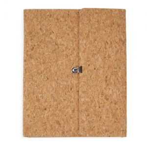 CARPETA CON BLOC CORCHO NATURAL 